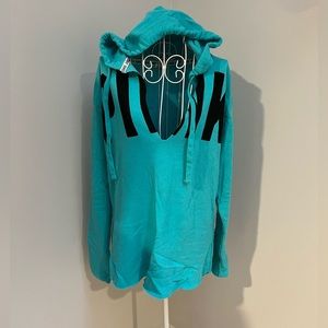 Oversized PINK VS Victoria Secret S Hoodie Sweatshirt Pullover baggy boyfriend